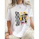 thumbnail image 1 of Cartoon Network Characters Graphic T-Shirt for Women, Knit Fabric, Casual Round Neck Short Sleeve, BCamisetas para mujer, lindas camisetas con estampado gráfico, de manga corta, estilo casual, para ve, 1 of 7