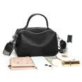 thumbnail image 3 of Bolso cruzado informal de cuero genuino, Bolso clásico suave para citas, Bolso de ocio para mujer, 3 of 9