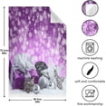 thumbnail image 3 of GZHJMY Soft Absorbent Reusable Kitchen Towels, Set of 6|28x18 in, Purple Gift and Silver Ball Dining Kitchen Living Room Tea Towels Dish Towels Decorative Towels, 3 of 7