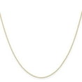 thumbnail image 3 of Auriga Fine Jewelry 14K Yellow Gold .4 mm Carded Cable Rope Chain Necklace for Women 16", 3 of 7
