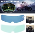 thumbnail image 2 of Transparency Motorcycle Helmet Lens Anti-Fog Patch Film Rain-proof Sticker, 2 of 13