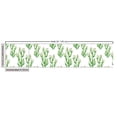 thumbnail image 2 of Ambesonne Flower Fabric by the Yard Upholstery, Watercolor Cactus Plant, 10 Yards, Fern Green Pink, 2 of 4