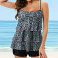 thumbnail image 2 of MKLEKYY Trajes De Baño Mujer Women Tankini Swimsuits For Women Bathing Suits Two Piece Tankini Tops With Bikini Bottoms Swimwear, 2 of 6