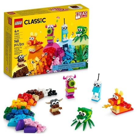 UPC: 0673419352116 | LEGO Classic Creative Monsters 11017 Building Kit  Includes 5 Monster Toy Mini Build Ideas to Inspire Creative Play for Kids Ages 4 and Up  Children can Build and Be Inspired by LEGO Masters