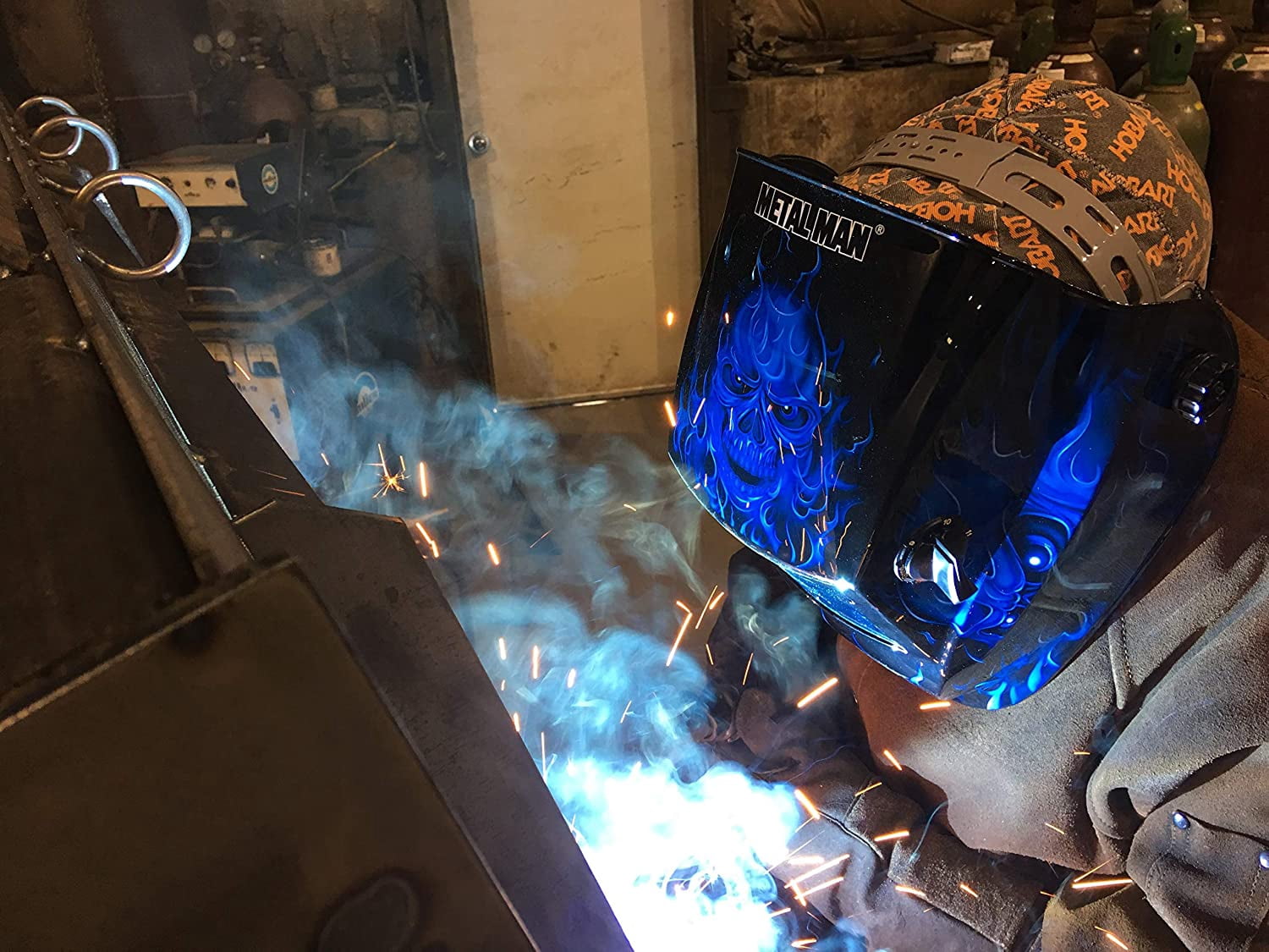 Metal Man Variable Shade Auto Darkening Welding Helmet