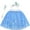 Blue Snowflake Set, variant on Girl Skirt Peaked Edge Green Leaf Hawaii Tutu Luau Hula Dancing 6 Years