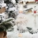 thumbnail image 5 of Inteprter Muñecas de Ángel de Navidad, adorno para el hogar, accesorio de decoración colgante, colgantes adorables para festivales, colgante Kits de decoración para fiestas Blanco, 5 of 6