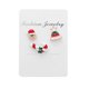 thumbnail image 1 of 3 piezas/set de broches personalizados de Feliz Navidad, calcetines de Navidad, árbol de Navidad, alce, broche de insignia de esmalte, joyería de fiesta de moda para mujer, calcetines de Papá Noel, 1 of 4