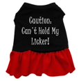 thumbnail image 1 of Can't Hold My Licker Screen Print Dress Black With Red Xxxl (20), 1 of 1