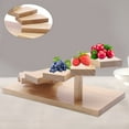 thumbnail image 3 of 7-Tier Food Bakery Display Stand Commercial Wooden Food Exhibition Plates USA, 3 of 12