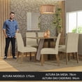 thumbnail image 4 of Juego de Comedor con Mesa y 6 Sillas Madesa Cheryl MCI, 4 of 5