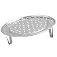 thumbnail image 2 of Stainless Steel Steam Rack with Legs, Efficient Steam Circulation, Ideal for Steaming Bread, Nutritional Value Preservation, Suitable for Various Foods, Essential Kitchen Tool, 2 of 8