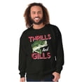 thumbnail image 5 of Fisherman Life Thrills and Gills Unisex Plus Size Sweatshirt Brisco Brands 5X, 5 of 6