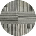 thumbnail image 1 of Ahgly Company Indoor Round Contemporary Gray Abstract Area Rugs, 8' Round, 1 of 6