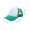 thumbnail image 2 of 10pcs Heat Transfer Baseball Hats DIY Blank Printing Hat Mesh Sublimation Hats, 2 of 8
