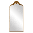 thumbnail image 2 of Easy4Home 71"x32" Arched Full-Length Floor Mirror, Luxurious Vintage Design with Ornate Carving, Antique Gold, 2 of 7