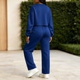 thumbnail image 5 of KyCheLot Women's Sweatsuits Oversized 2 Piece Outfits Long Sleeve Pullover Tops and Sweatpants Casual Set, 5 of 9