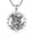 A01-St Michael 2, variant on Saint Patrick Necklace - 925 Sterling Silver St Patrick Medal Pendant, Irish Protection Amulet Medallion, Religious Christian Catholic Gift for Father or Son