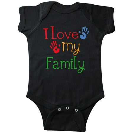 

Inktastic I Love My Family Gift Baby Boy or Baby Girl Bodysuit