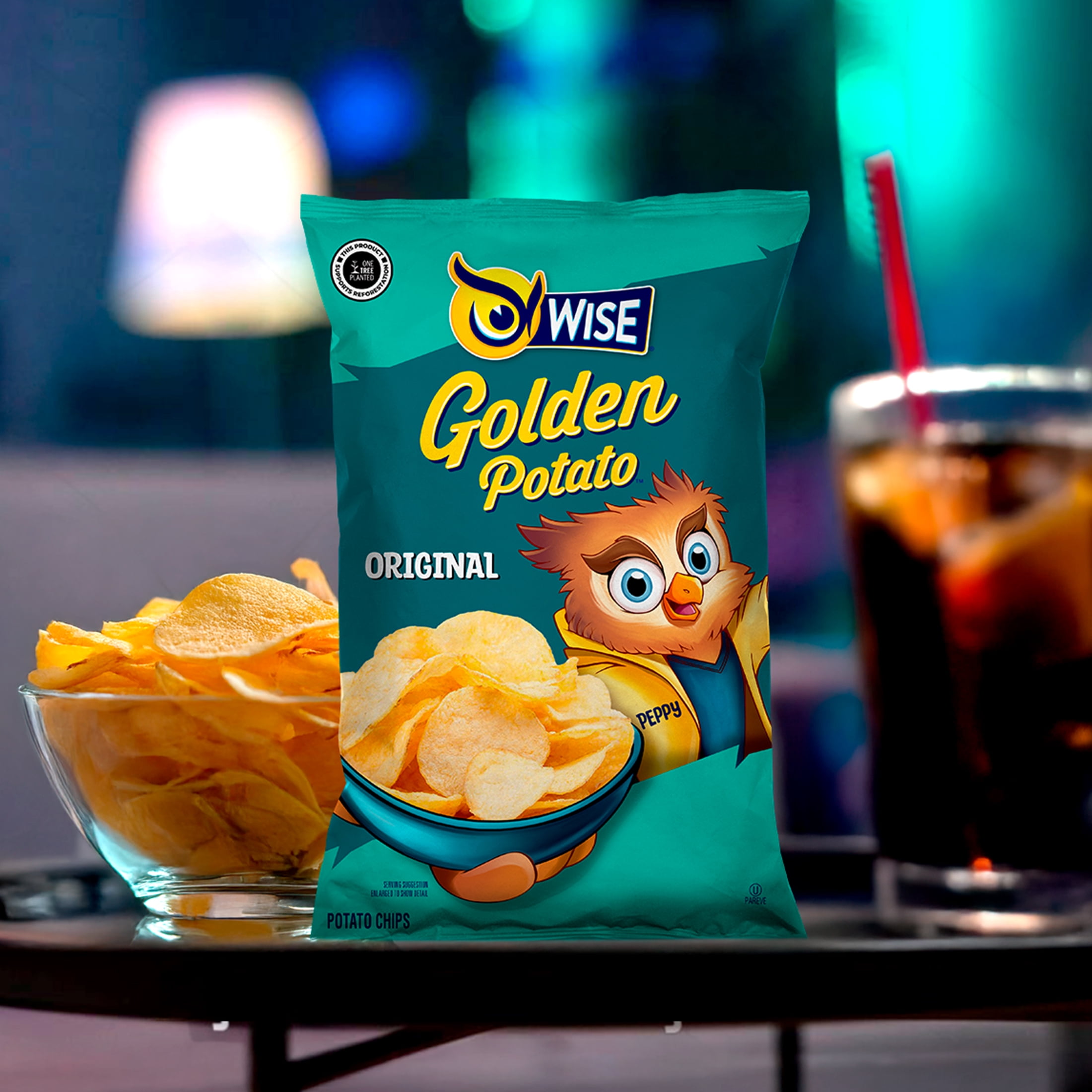 Wise Golden Original Potato Chips, Gluten Free, Classic Flavor 