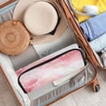 thumbnail image 2 of Hair Tools Storage with Heat Resistant Mat- A Soft Blush Printed Design Curling Iron Travel Bag/Flat Iron Case for Women, 2 of 8