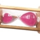 thumbnail image 3 of Reloj de Arena de Cristal Perfecl 30 Minutos Rosa Temporizador de Arena, 3 of 6