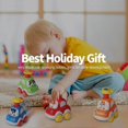 thumbnail image 4 of KATEA Cartoon Wind up Cars| Baby boy 1 Year Old Gifts|Toy Cars for Toddler Birthday |Gift Toys for 1 2 3 Year Old Boys (Forest Cars), 4 of 4