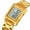 gold, variant on Mens Watches Digital Watch for Men Womens, Stainless Steel Rectangle Watches for Men, Men's Wristwatch Waterproof