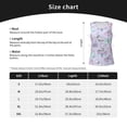 thumbnail image 4 of Uemuo Purple Butterfly Pattern Workout Tank Tops for Women Breathable Moisture-wicking tank top Sleeveless Running Loose Fit Yoga Tops Active Shirts Sports Gym Exercise, 4 of 9