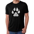 thumbnail image 1 of LA Pop Art Men's Premium Blend Word Art T-shirt - Dog Mom, 1 of 2