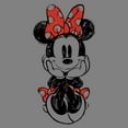 thumbnail image 2 of Junior's Mickey & Friends Sitting Minnie Sketch Cowl Neck Sweatshirt, 2 of 4