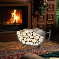 thumbnail image 1 of Elodie Porte-Bûches de Bois de Chauffage Accessoires Noirs Support de Rangement en Fer Robuste, 1 of 8