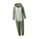 thumbnail image 5 of Pijamas de una pieza para mujer, ropa de dormir para el hogar, ropa de dormir novedosa, disfraz Verde L, 5 of 9