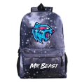thumbnail image 3 of Mochila Mr Beast Lightning Cat para niños y niñas, Mochila de dibujos animados para estudiantes de escuela, Mochila para adolescentes, mochilas de viaje para ordenador portátil, Mochila, 3 of 4
