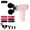 Pink, variant on CNV Innovative Dual-Head Mini Massage Gun for Muscle Recovery, Portable Double-Node Percussion Massager with 6 Speeds, Deep Tissue Handheld Quiet Device, Type-C