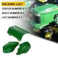 thumbnail image 4 of Kojem Front Bumper Green for John Deere 325 335 345 355D GX325 GX335 M140667 M140668 M140669, 4 of 12