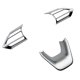 thumbnail image 5 of Silver Car Steering Wheel Panel Decoration Cover Trim Sticker For Sienta 2022-2023, 5 of 5