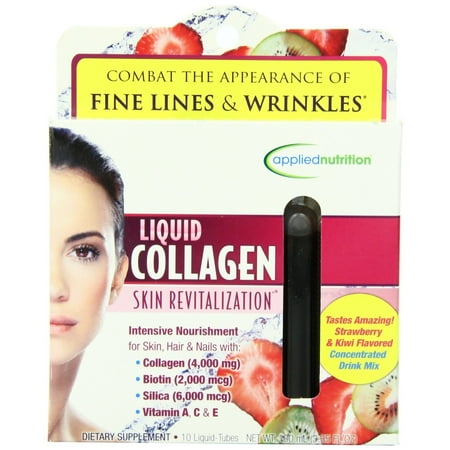 Applied Nutrition Liquid Collagen Skin Revitalization, 10 Count 3.35 Fl Oz 2 Pack