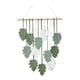 thumbnail image 2 of Hojas Macrame colgante de pared Boho decoración de la pared, Boho, arte de pared tejido borla Macrame para cuarto de niños dormitorio de bodas Premium Verde BLESIY Tapiz de macramé, 2 of 8
