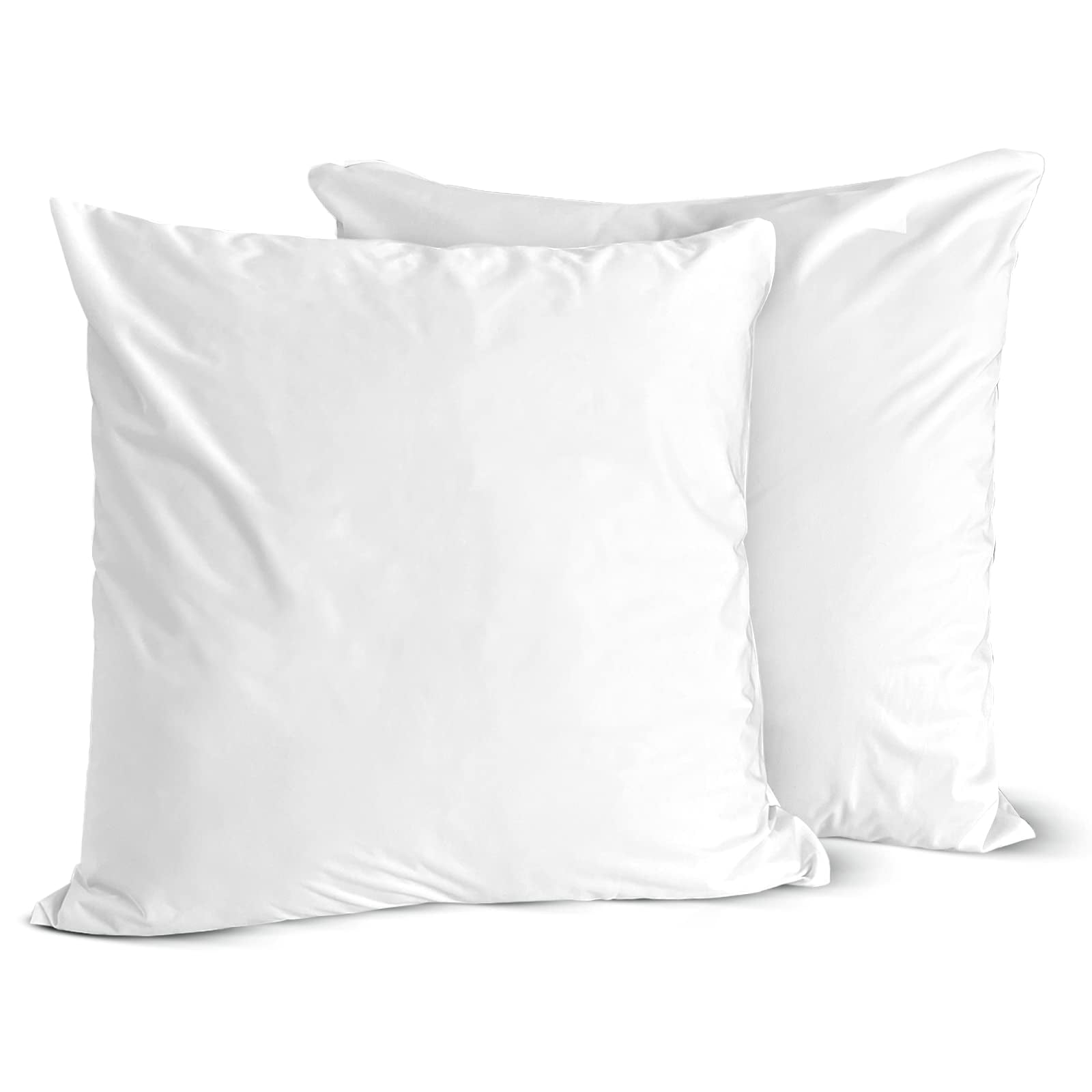 Euro Size Pillow Protectors Set Of 2 European Square 26x26 Pillow 