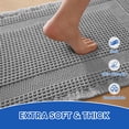thumbnail image 3 of JIATER Waffle Bathroom Rugs Non-Slip Washable Bath Mat Super Absorbent Quick Dry, 3 of 9