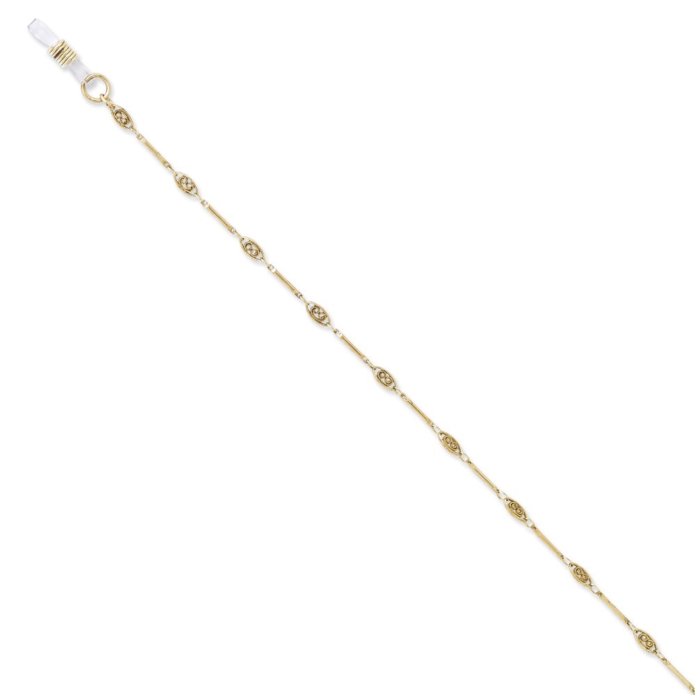 Diamond2Deal Gold-Tone Butterfly Eye Glass Holder Necklace for Women Diamond2Deal Gold-Tone Butterfly Eye Glass Holder Necklace for Women