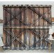 thumbnail image 1 of Cortina opaca con ojales ABPHQTO The Old Wooden Door 130x210 cm dos piezas, 1 of 1