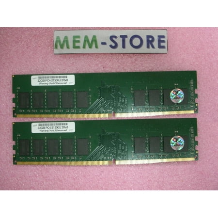 64GB (2x32GB) DDR4-2666 UDIMM Crucial CT2K32G4DFD8266 Equivalent Desktop Memory (3rd Party)