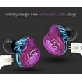thumbnail image 2 of KZ ZST Colorful Hybrid Banlance Armature with Dynamic in-Ear Earphone 1BA+1DD HiFi Headset KZ in Ear Monitors Headphones Wired Earbuds IEM Earphones Gaming Earbuds (Colorful No MIC), 2 of 15