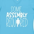 thumbnail image 4 of Inktastic Some Assembly Required Left Leg Amputee Women's V-Neck T-Shirt, 4 of 5