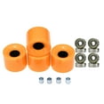 thumbnail image 1 of Ruedas de monopatín Longboard 60 mm 78A con rodamientos, juego de 4, ruedas de repuesto Cubierta de oro naranja Zulema ruedas de patineta, 1 of 8