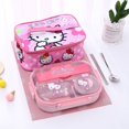 thumbnail image 1 of RWJDXD Sanrio Hello Kitty Thermal Lunch Box Grid with Bowl Anti-Scald Lunch Box Outdoor Child Girl Student Lunch Box 304 Gift Cartoon, 1 of 7