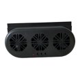 thumbnail image 2 of Nishiyuenyi Car Fan Window Vent Car Cooling to Install Exhaust Fan USB Auto black, 2 of 9