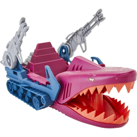 Masters of the Universe Origins Land Shark Vehicle with Adjustable Cannons, MOTU Toy Collectible